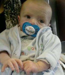 Amandas son Thomas