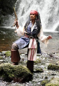 Amanda Large as Captain Jack Sparrow