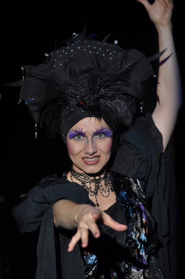 Karen as Wicked Spectra in Sleeping Beauty at The Market Place Theatre 2012