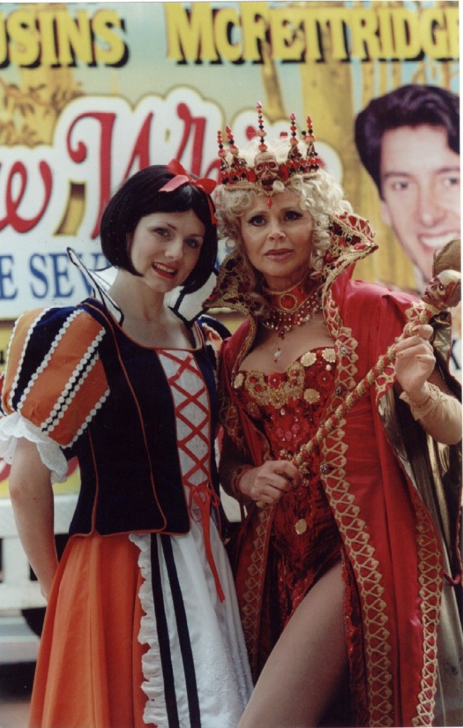 One of Karen’s first big jobs was the title role in Snow White and Seven Dwarfs at the Opera House starring with Britt Ekland and Robin Cousins - 2000