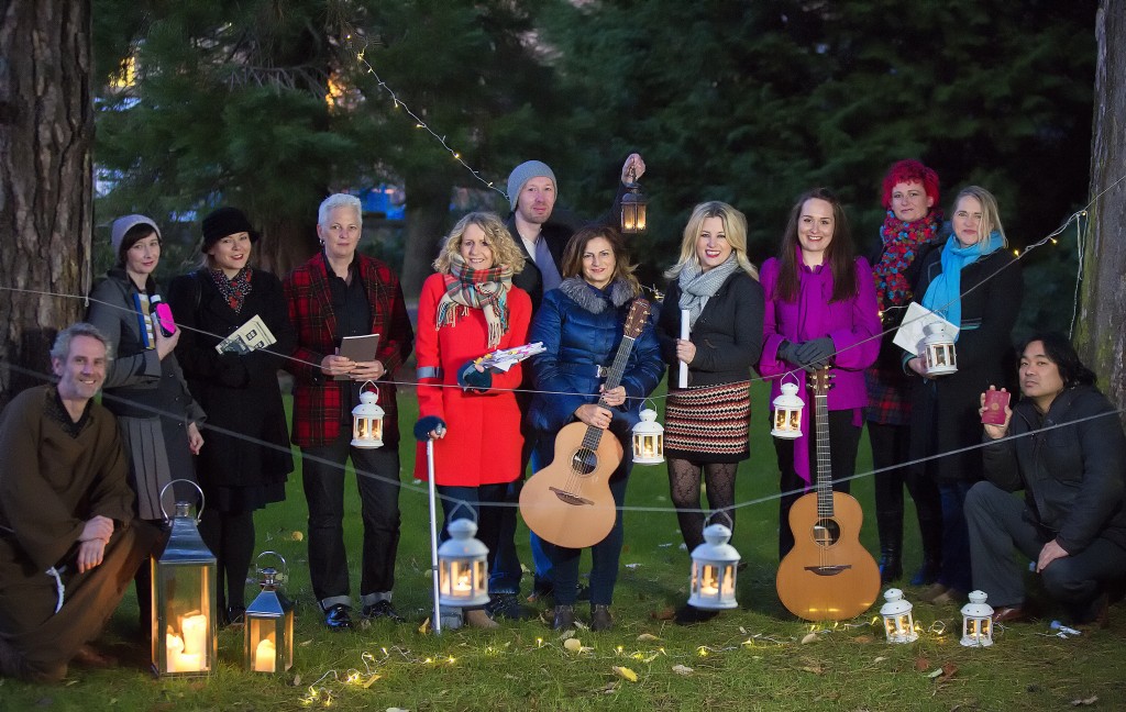 ACES artists, Larry Cowan, Geraldine O’ Kane, Chelley McLear, Shannon Sickles, Lesley Richardson, Colin Dardis, Brigid O’Neill, Emma Heatherington, Fionnuala Fagan, Norma Beggs, Maria McManus and Shiro Masuyama