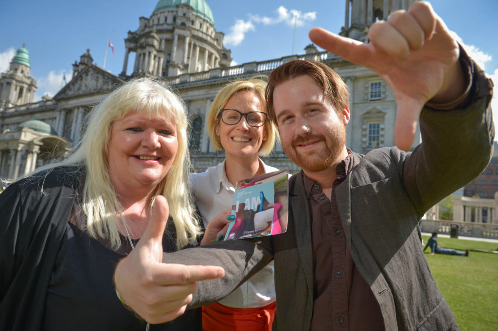 Deirdre Robb, Arts Development Officer Visual Arts at Arts Council of Northern Ireland; Brona Whittaker, Arts Manager at Arts & Business NI; and Michael Weir, Festival Director at Belfast Photo Festival