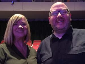BAM writer James Murphy with Louise