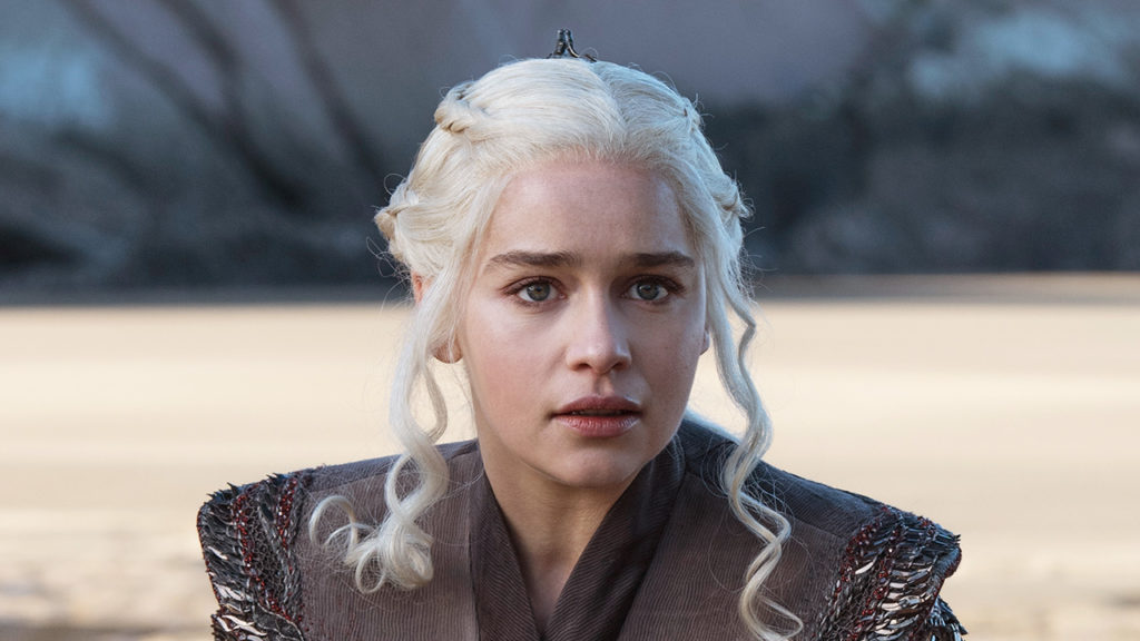 Daenerys Targaryen, played by Emilia Clarke