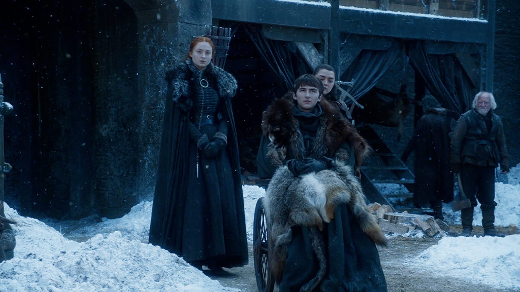 The Stark children reunited