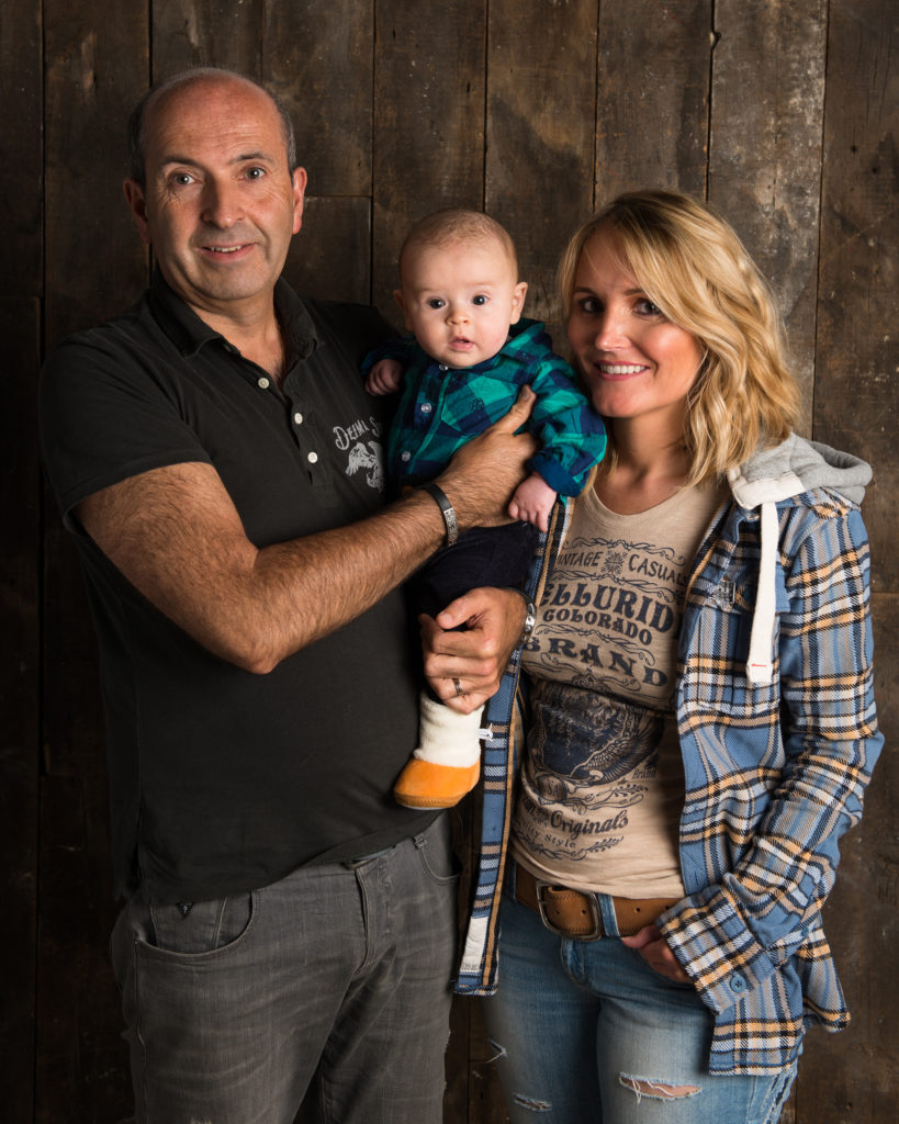 Nigel, Martha and their son Jonas