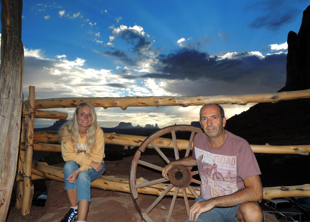 Nigel and Martha at Monument Valley in Arizona
