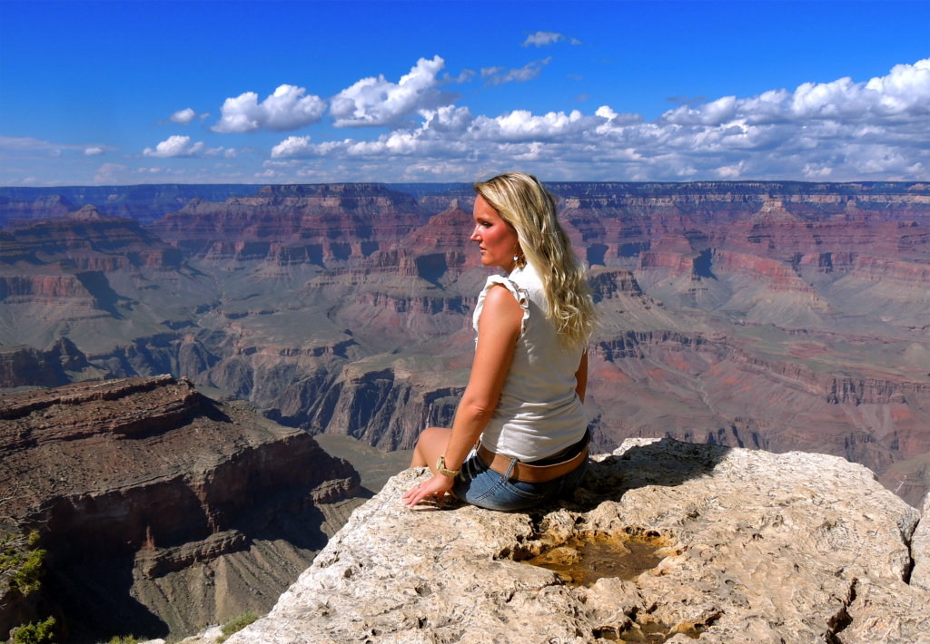 Martha at he Grand Canyon