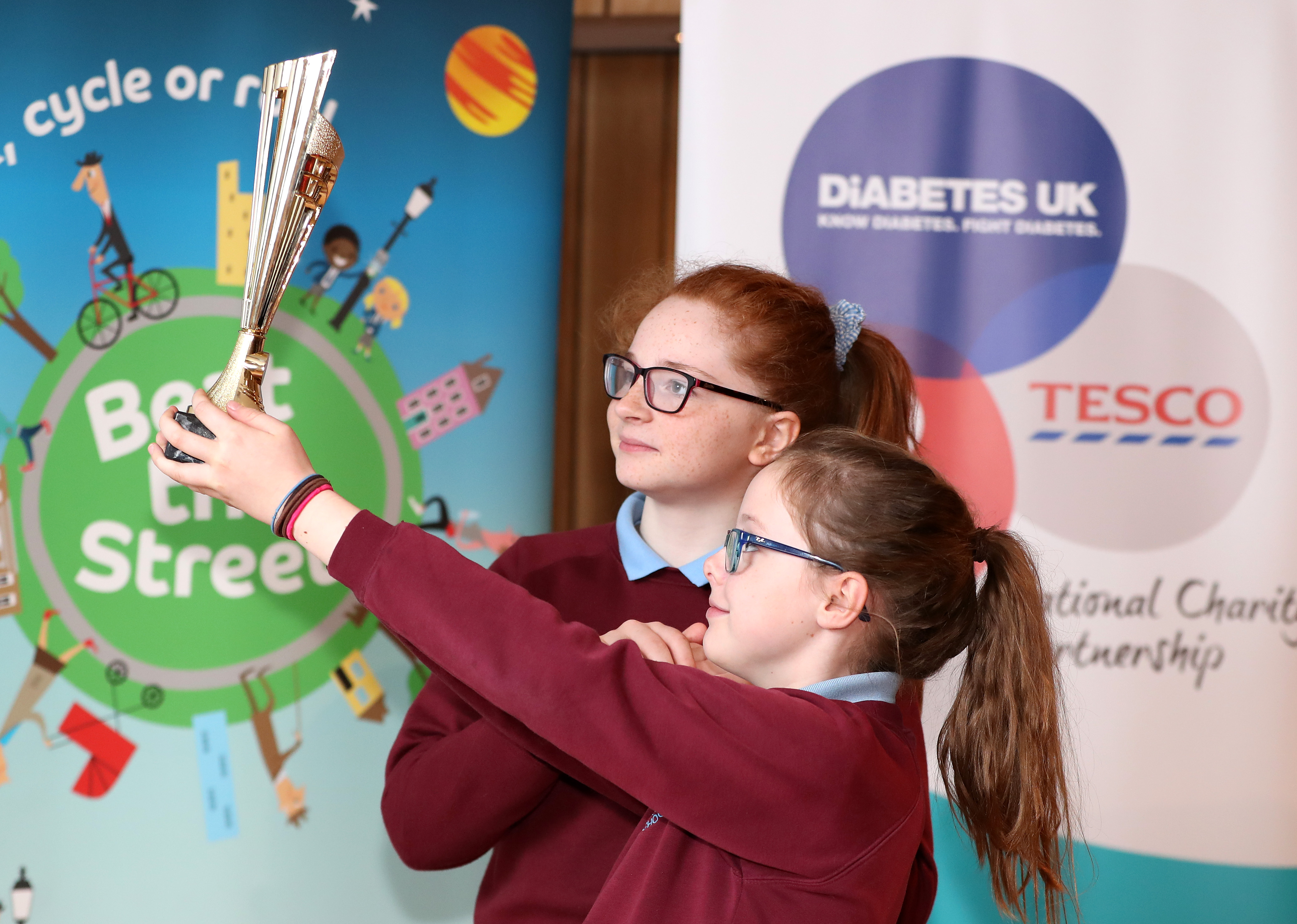 Adina McLaughlin and Clare Woods, Stranmillis PS.
