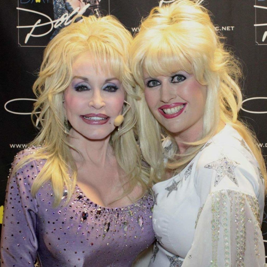Sarah Jayne with Dolly Parton