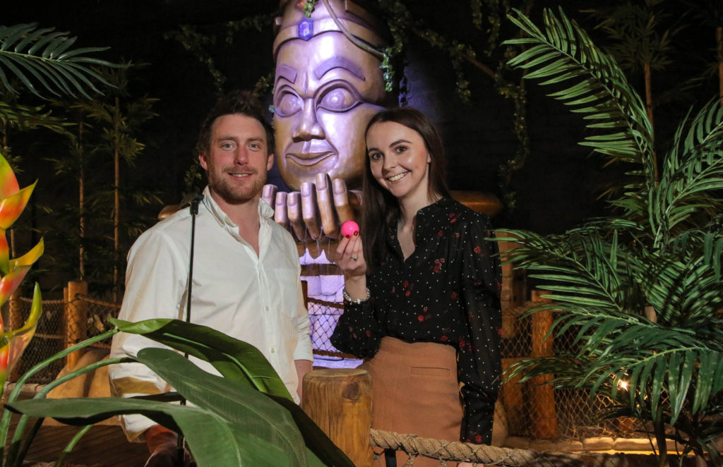 Owner of The Lost City Adventure Golf, Lane Scott, is joined by General Manager, Hannah Crawford