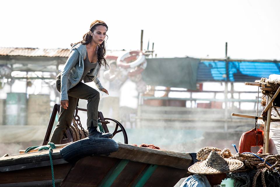 Alicia Vikander in Tomb Raider 