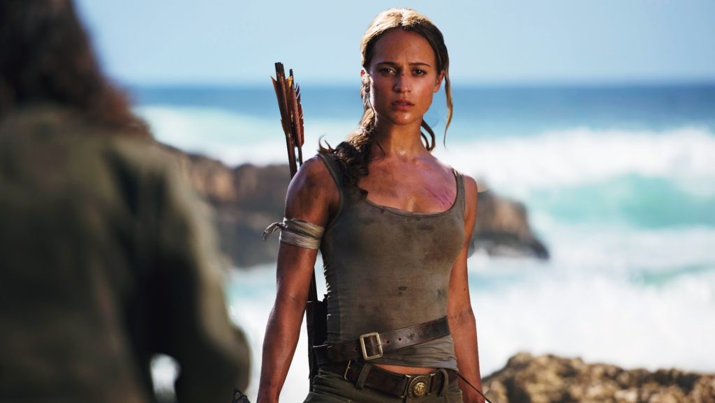 Alicia Vikander in Tomb Raider 