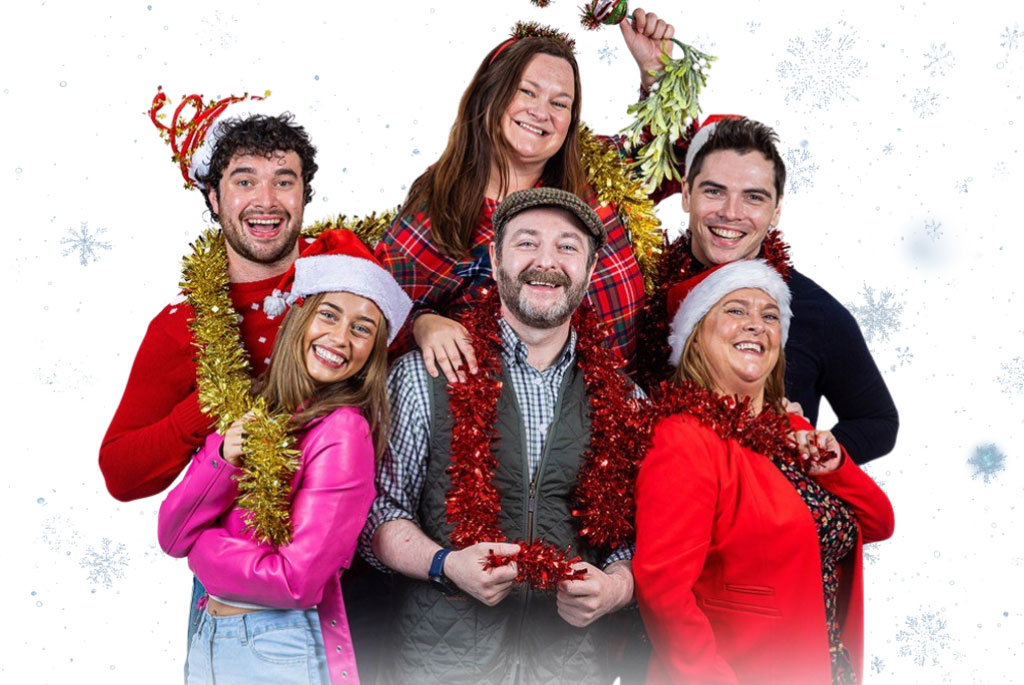 Patrick McBrearty, Jo Donnelly, Adam Gillian, Eimear Bailie, Matthew O’Leary and Emma Little-Lawless starring in Belfast Actually 2
